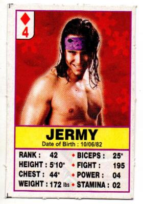 Matt Jackson Jeremy Young Bucks TNA Wrestling Playing Trading Card