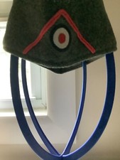 ancien chapeau militaire allemand avant guerre M35 casquette garnison chars/armure circa 1940 M/M