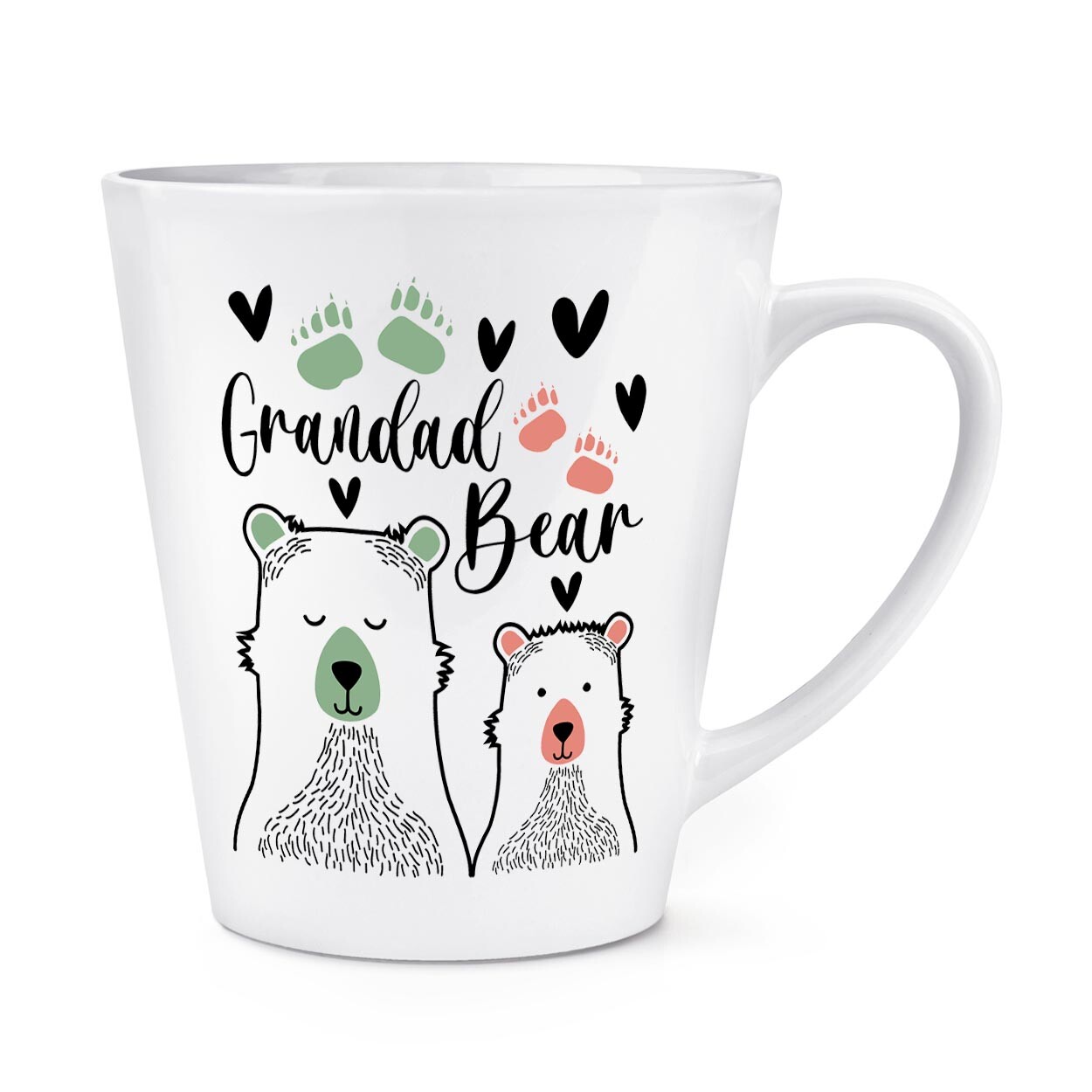 Grandad Bear 12oz Latte Mug Cup Dad Fathers Day Best Grandpa Papa Love Birthday