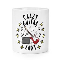 VerrüCkte Gitarre Damen Stars Makeup Pinsel Bleistift Topf Mutter Tag Lustig