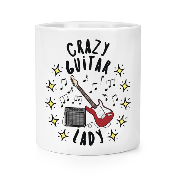 VerrüCkte Gitarre Damen Stars Makeup Pinsel Bleistift Topf Mutter Tag Lustig-image