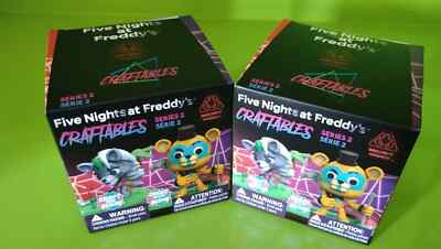 Lot Of 2 Five Nights At Freddy s FNAF Security Breach Craftables Series #2.
