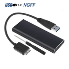 M.2 SATA Adapter USB 3.0 to NGFF SSD External Enclosure SATA III Case Box Black