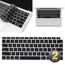 2pcs Clear Keyboard Cover for Macbook Air 13 Inch, 13.3 Inch Model A1932 