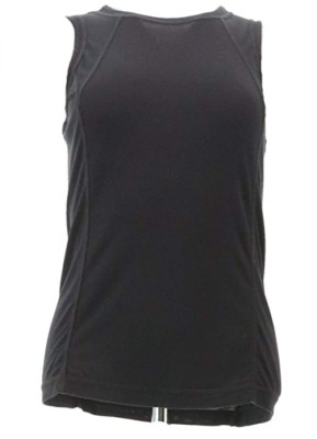 zuda - Z-Luxe Crew-Neck Ribbed Tank Top  - Iron Grey