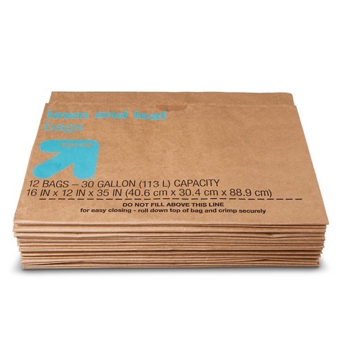 Smartly Lawn & Leaf Paper Trash Bags 30 Gallon 10 Pcs. for sale online eBay