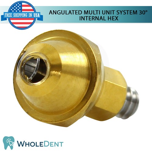 10x Pilar Angulado Sistema Multi Unidad 30° Kit Titanio Implante Dental Int Hex - Imagen 2 de 9