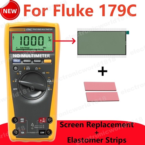 Écran De Remplacement LCD Pour Multimètre Fluke 76 True-rms - Pièce Neuve Compatible
