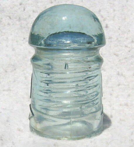 BULBOUSEY DOMER ICE AQUA BAR / DIAMOND TELEGRAPH INSULATOR. - Picture 3 of 8