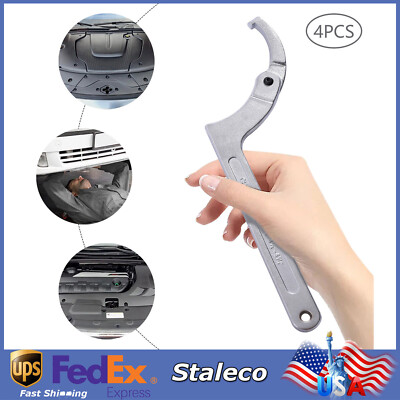#ad 4pcs Adjustable Hook amp; C Pin Spanner Wrench Set Tighten Removing Nut Wrench New $40.82