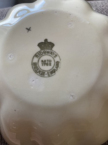 Piatto vintage ceramica Ridgeway - Foto 2 di 3