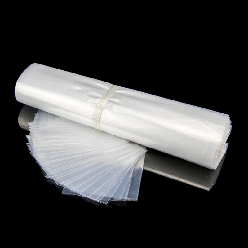 100 Clear PE Food Use Storage Bags Strong Plastic Crafts Food Packing Bag - image 3 of 4