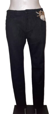 Eight2nine Skinny Hose Damen Gr. M L32 schwarz Etikett, Waschleder NP 29,99