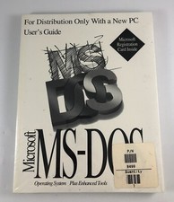Vintage Authentic Microsoft MS DOS User's Guide Manual F7.2