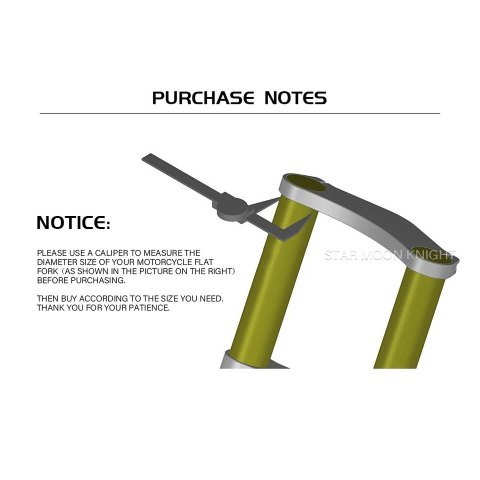 Зажим на вилочный руль 50 мм для Kawasaki Ninja ZX6R/ZX636/ZX600 ZX14 ZX10R - Изображение 3 из 4