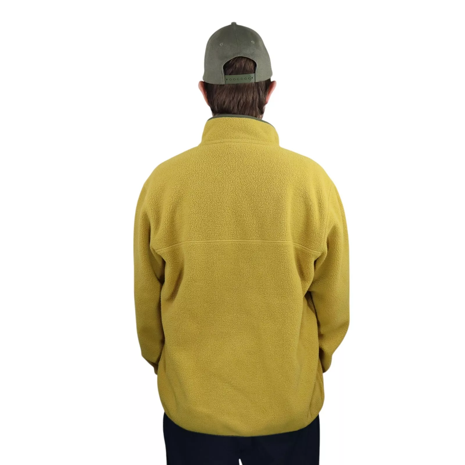 patagonia synchilla snap-t fleece coat alpha green jacket