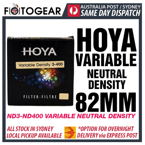 Genuine HOYA Variable ND3-400 Neutral Density ND ND400 NDx400 82MM EXPRESS POST - 第 1/7 張圖片