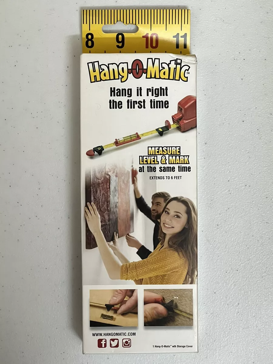 Hang O Matic All in One Picture Hanging Tool Kit NEW
