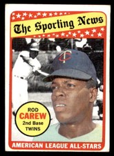 1969 Topps Baseball #419 Rod Carew AS VG