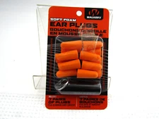 Walker's Soft Foam Neon Orange Ear Plugs (7-Pair) GWP-PLGCAN-OR Walker's