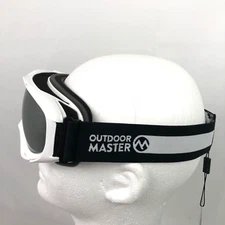 NEW Outdoor Master OTG Ski Goggles Adult OS White NWT
