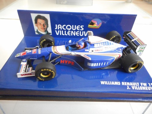 Minichamps F1 Formula 1 Williams Renault FW 19 J. Villeneuve on 1:43 in Box - Imagen 2 de 2