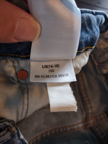 Polo Ralph Lauren Girls Size 16 Blue Cotton Denim Jeans - Picture 5 of 6