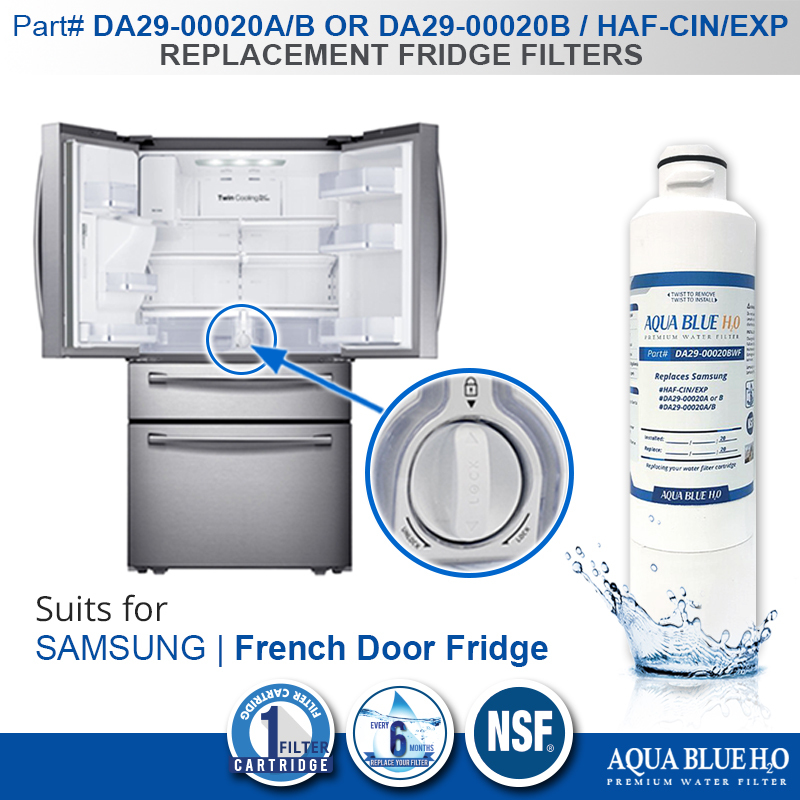 10x DA2900020B REPLACEMENT FRIDGE FILTER Samsung model SRF801GDLS,SRF731GDLS﻿ 730162235391 eBay