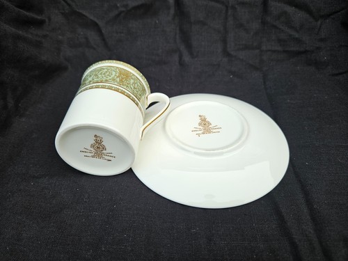 Taza y platillo de café Royal Doulton RENACIMIENTO INGLÉS. Demitasse - Imagen 5 de 5
