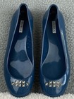 Furla Made in Italy Women Jelly Flats Teal Blue Size 40 (US 8.5) Fits Wide Width — photo 1
