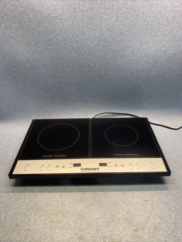 Cuisinart ICT-60 Double Induction Cooktop - Black Countertop Kitchen Rv Portable