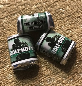 Call Of Duty Modern Warfare Hershey S Nugget Wrappers Birthday
