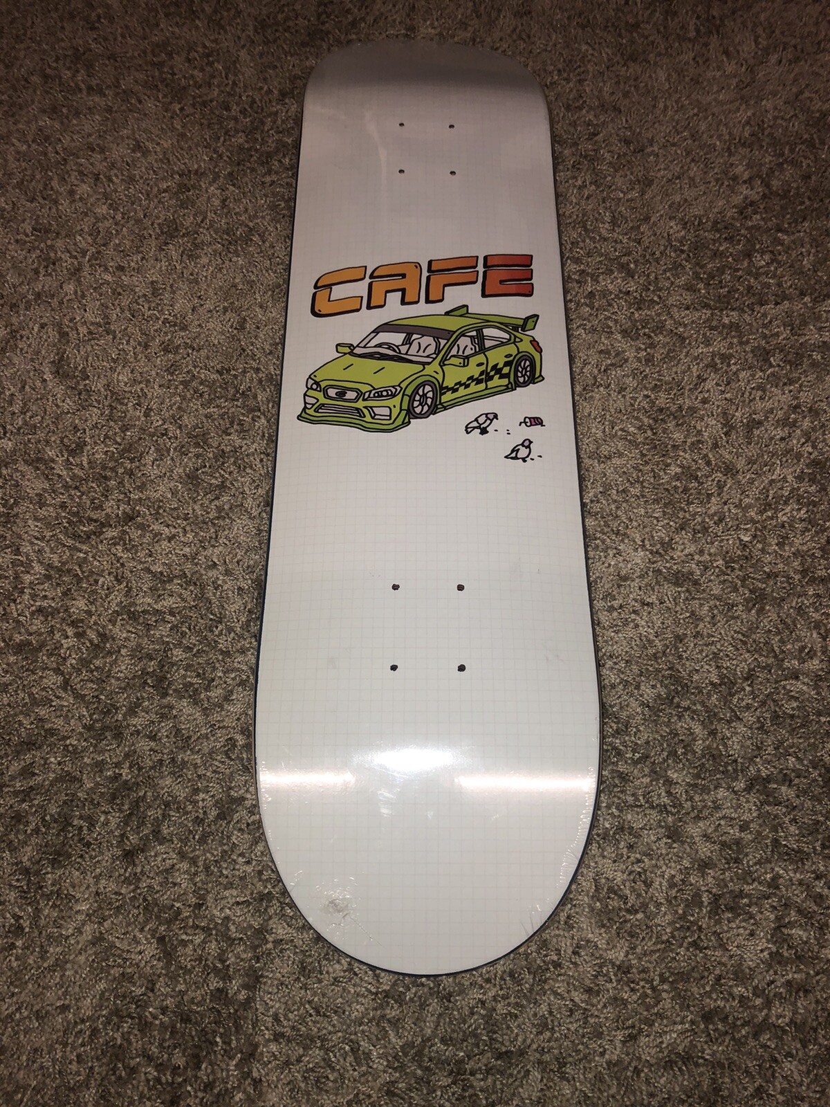Cafe Skateboard Deck Subaru 8.375” RARE-image