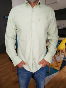 camicia tommy hilfiger uomo bianca