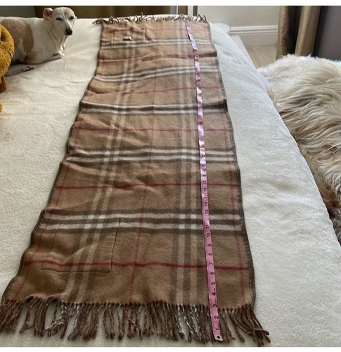 Rare Vintage Authentic Burberry Thick Wool Shawl women - Picture 5 of 8