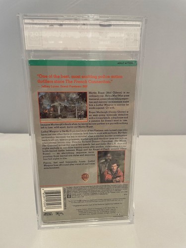RARE Lethal Weapon VHS Tape 1991 Warner Home Sealed New IGS 8 8.5 Graded CGC - Picture 4 of 23
