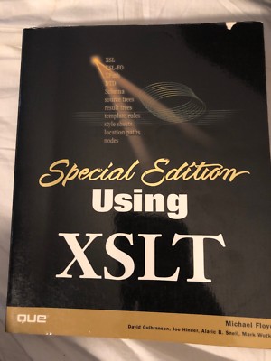 Using XSLT by Michael Floyd and Mark Cheek (2002, Paperback, Special) Manual