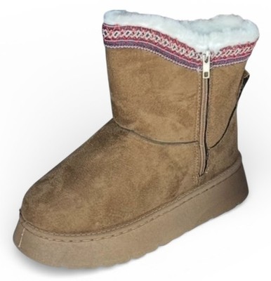 Women's Snow Platform Boots Size 8