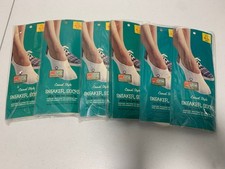 NOS Vtg Kmart Sneaker Bootie Socks Casual Style Terry Lined Sealed Lot Of 6 Pair