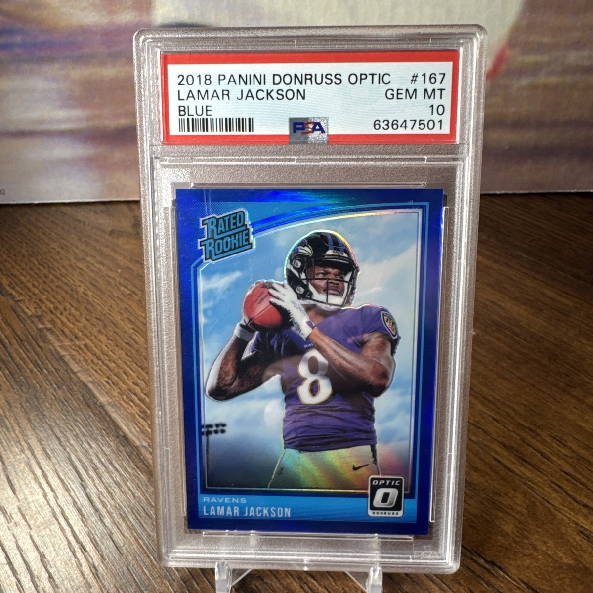 lamar jackson graded card Amazon.com: Graded 2018 Panini Donruss Lamar Jackson #317 Rookie RC  Football Card PSA 10 Gem Mint : Collectibles & Fine Art