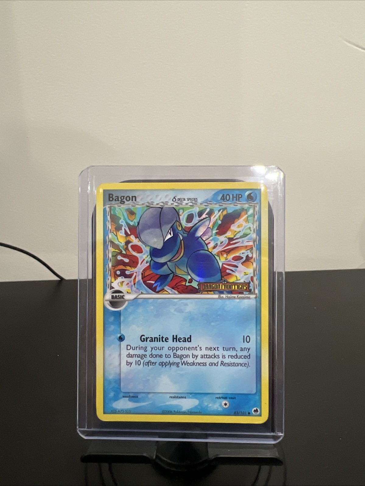 2006 Pokemon TCG Dragon Frontiers Bagon Holo 43/101
