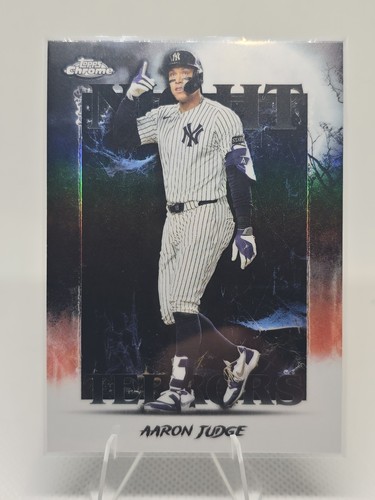 Aaron Judge #NT-1 2025 Topps Chrome Update Night Terrors card