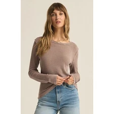 Z Supply Arlet Thermal Top - Milkshake NWT SIZE XS