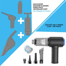 Air Duster - Computer Vacuum Cleaner - for Keyboard Cleaning - Cordless Canne...