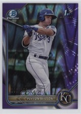 2022 Bowman Chrome Prospects Purple RayWave Refractor 96/250 Peyton Wilson sy5