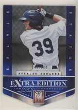 2012 Elite Extra Edition Status Blue Die-Cut 40/100 Spencer Edwards #154 tj0