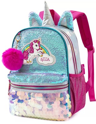 13 inch Toddler unicorn Backpack - Cute Kindergarten Backpacks 