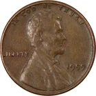 🔥 1955 Lincoln Wheat Cent Penny 1c Coin G-VG Average Circulated Condition
