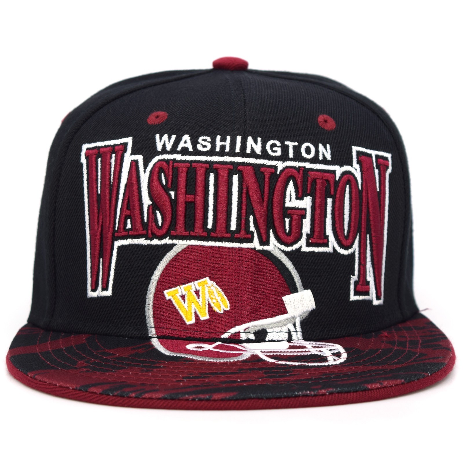 Washington Paint Brush New Leader Football Helmet W Embroide