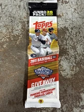 2011 Topps Update sealed Jumbo Pack. Chance for a Mike Trout rookie. 